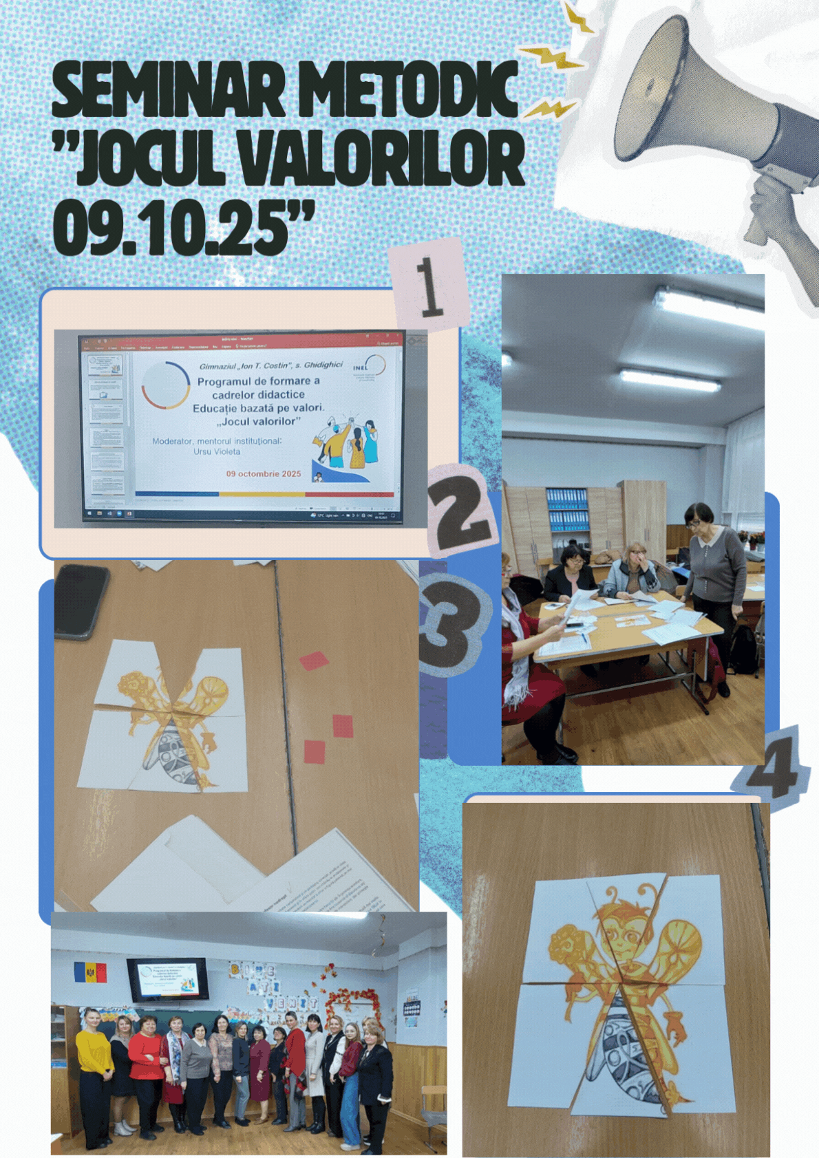 Seminar metodic ”Jocul valorilor 09.10.25”